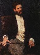 Ilya Repin, Portrait of sculptor Mark Matveevich Antokolski